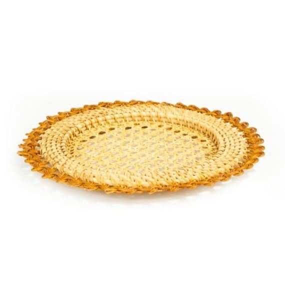 Sousplat Rattan Lótus