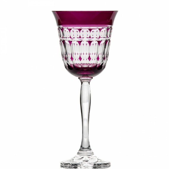 Taça Água Catarina Pink Cristal