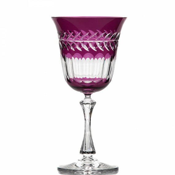 Taça Água Vitória Pink Cristal