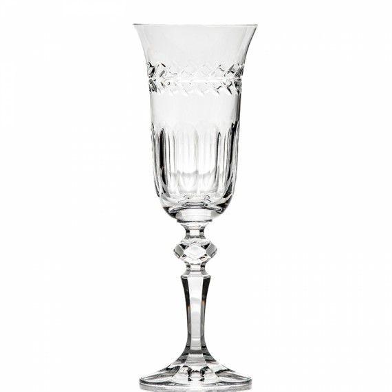 Taça Champagne Vitória Clear Cristal