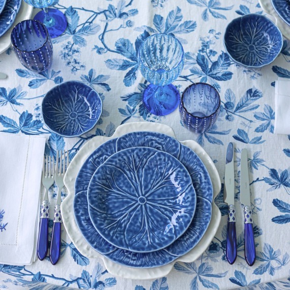 Toalha de Mesa Chestnut Azul 1,80x2,80 Dascoli