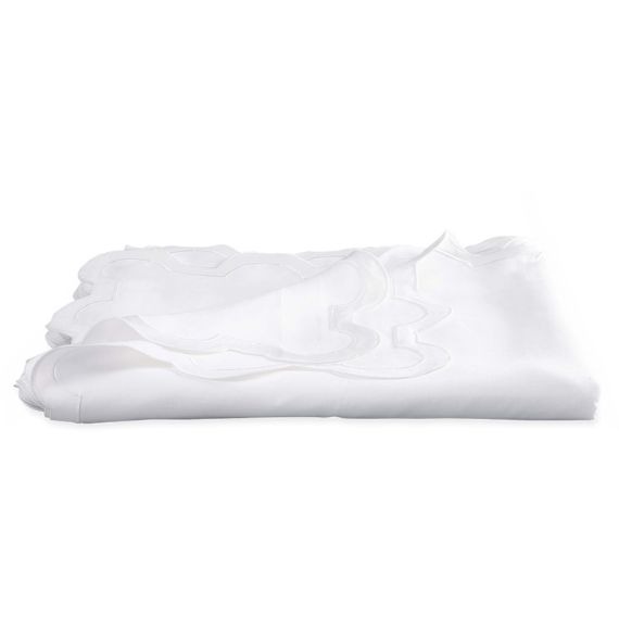 Toalha de Mesa Mirasol Branco 1,80x3,80 Linho Matouk