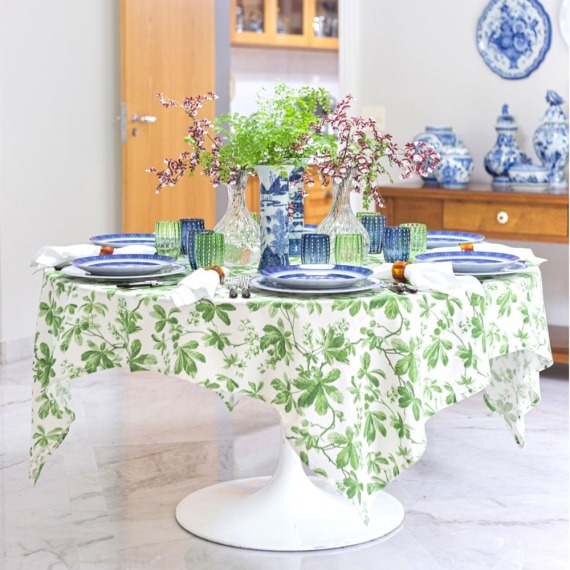 Toalha de Mesa Chestnut Verde 2,25x3,15 Dascoli