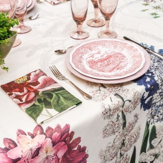 Toalha de Mesa Dafne 2,20x2,20 Linho The Napking