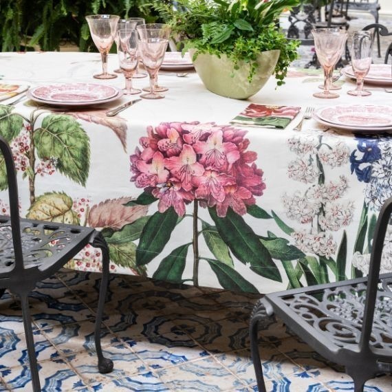 Toalha de Mesa Dafne 2,20x2,20 Linho The Napking