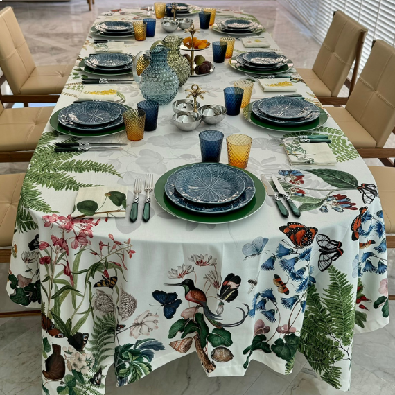 Toalha de Mesa Felci 1,70x1,70 Algodão The Napking