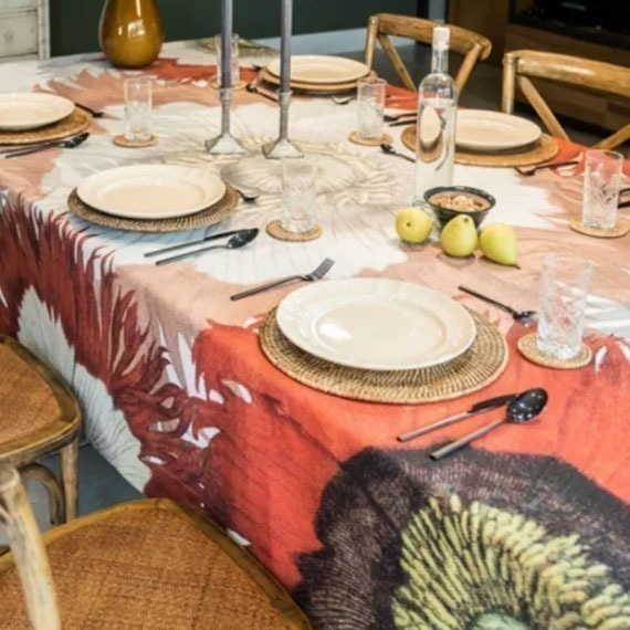 Toalha de Mesa Papaver 1,80x2,70 Linho The Napking