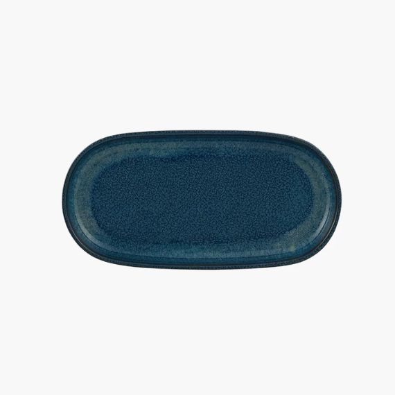 Travessa Oval Gemstone LapisLazuli 30cm Casa Alegre