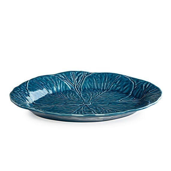 Travessa Oval Couve Matisse Casa Azul Atlântico G
