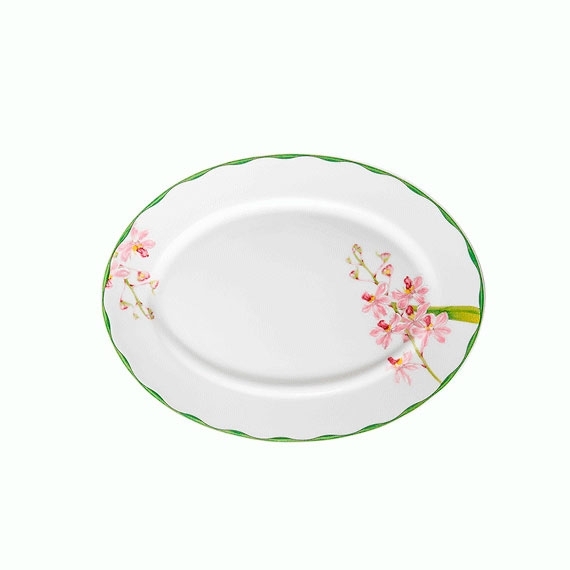 Travessa Oval Orquídeas Matisse Casa M