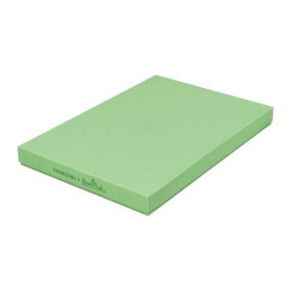 Travessa Oval Signum Verde G Swarovski Rosenthal