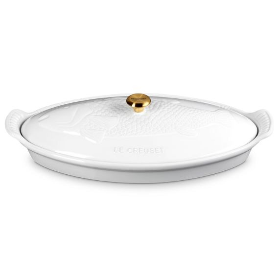 Travessa Para Peixe Heritage 34cm Le Creuset Branco
