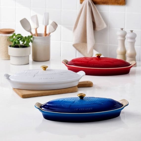 Travessa Para Peixe Heritage 34cm Le Creuset Vermelho