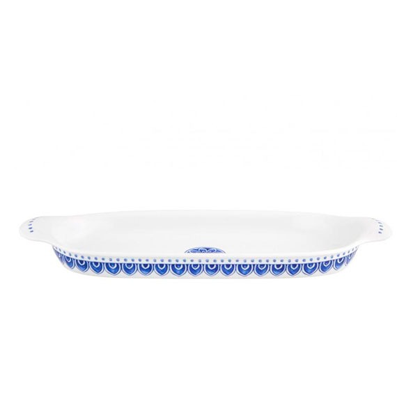 Travessa Refratária Oval Azure 41cm Vista Alegre