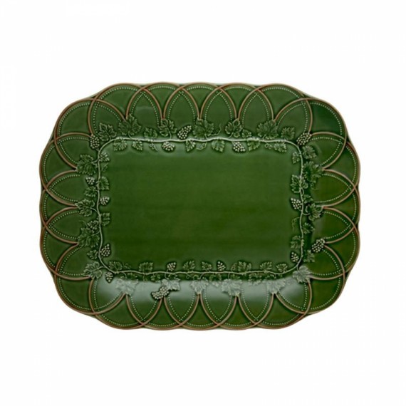 Travessa Retangular Hunting Bordallo Pinheiro G Travessa Retangular Hunting Bordallo Pinheiro G