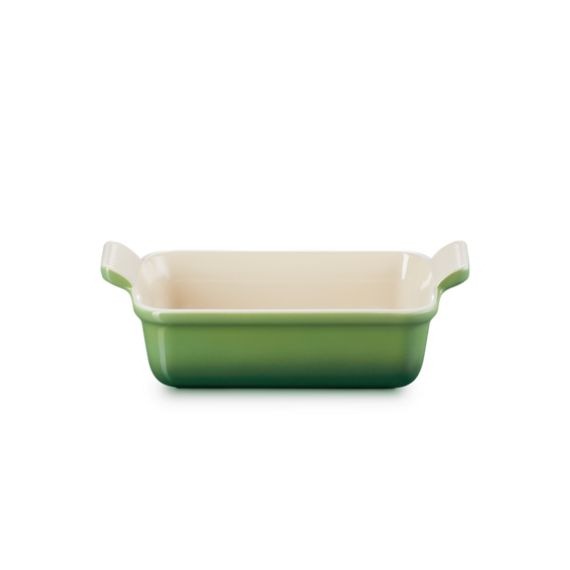 Travessa Retangular Heritage Bamboo Green 26cm Le Creuset