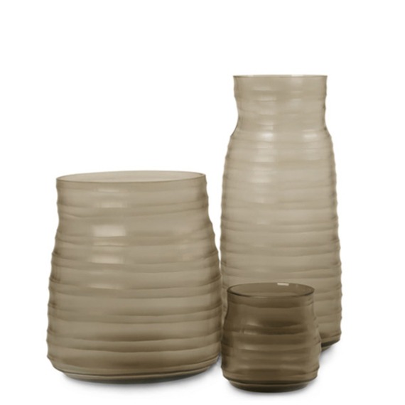 Vaso Guaxs Mathura Bege Fumê