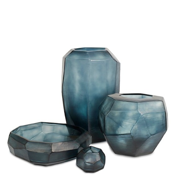 Vaso Guaxs Cubista Azul Oceano 