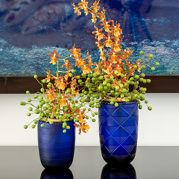 Vaso Vista Alegre Jet Blue P 