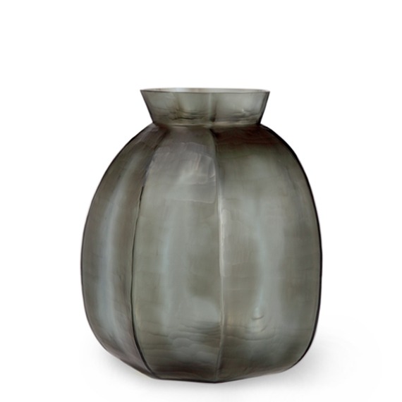 Vaso Guaxs Karakol G Verde Fumê