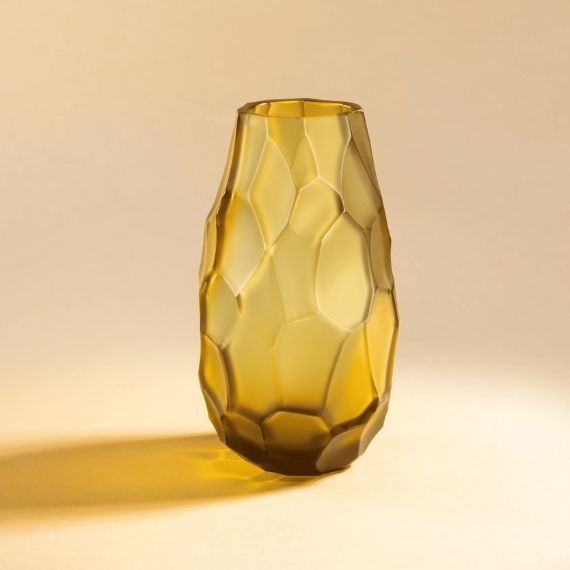 Vaso Lalique Silex P Âmbar