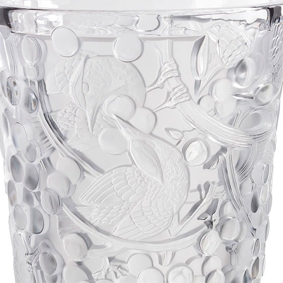 Vaso Lalique Merles & Raisins G 
