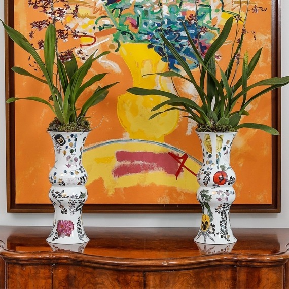 Vaso Vista Alegre  Primavera Christian Lacroix 