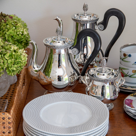 Açucareiro Malmaison Prata Christofle