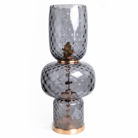 Abajur Francês Indochine Cinza M