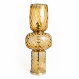 Abajur Francês Indochine Âmbar G