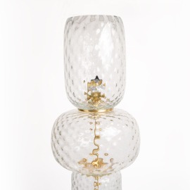 Abajur Francês Indochine Transparente G