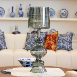 Abajur Francês Ming Fume