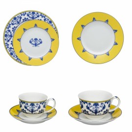 Aparelho de Jantar Chá e Café Castelo Branco Vista Alegre 30 Peças