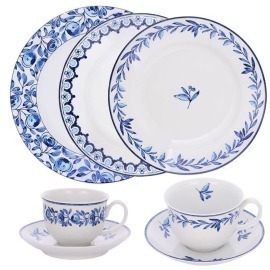 Aparelho de Jantar Amalfi Matisse Casa 30 Peças