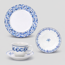 Aparelho de Jantar Amalfi Matisse Casa 18 Peças