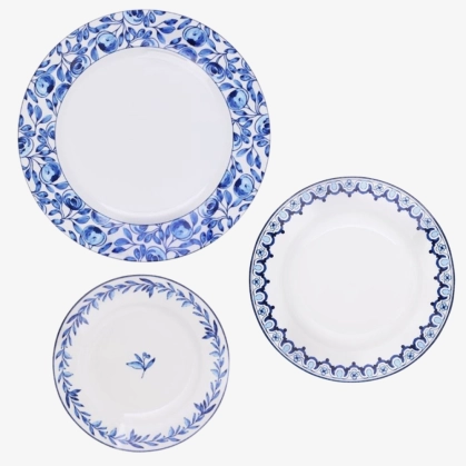 Aparelho de Jantar Amalfi Matisse Casa 18 Peças Produto Aparelho de Jantar Amalfi Matisse Casa 18 Peças