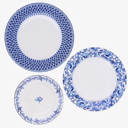 Aparelho de Jantar Amalfi Matisse Casa 18 Peças Produto Aparelho de Jantar Amalfi Matisse Casa 18 Peças