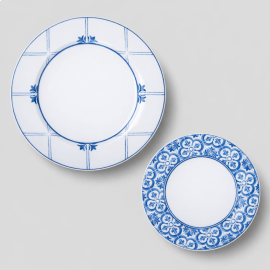 Aparelho de Jantar Azulejos Matisse Casa 12 Peças