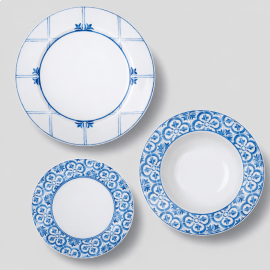 Aparelho de Jantar Azulejos Matisse Casa 18 Peças