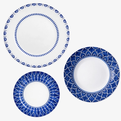 Aparelho de Jantar Azure Vista Alegre 18 Peças Produto Aparelho de Jantar Azure Vista Alegre 18 Peças