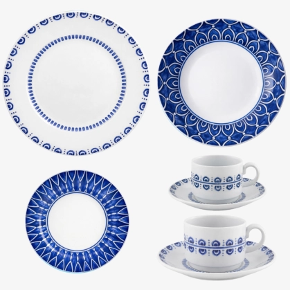 Aparelho de Jantar Azure Vista Alegre 30 Peças Produto Aparelho de Jantar Azure Vista Alegre 30 Peças