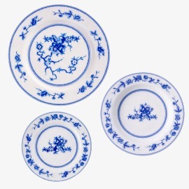 Aparelho de Jantar Blue Macau 18 Peças