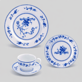 Aparelho de Jantar Blue Macau 18 Peças