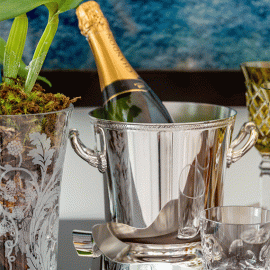 Balde de Champagne Malmaison Prata Christofle