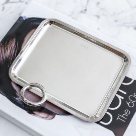 Bandeja de Prata 1 Alça Vertigo Christofle