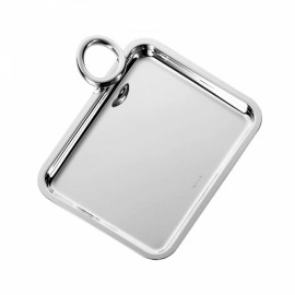 Bandeja de Prata 1 Alça Vertigo Christofle