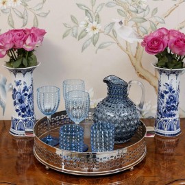 Bandeja Redonda Cross St. James Prata