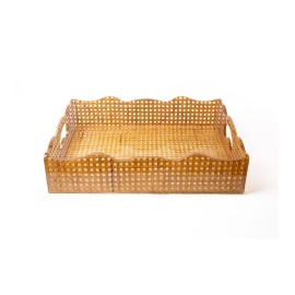 Bandeja Spisani Galeria Rattan Escuro M