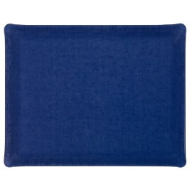 Bandeja Platex Linho Azul Escuro 60x45cm Acrílico