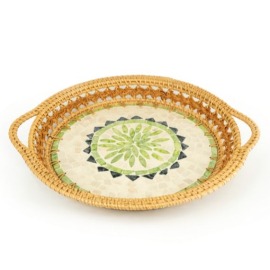 Bandeja com Alça Lótus